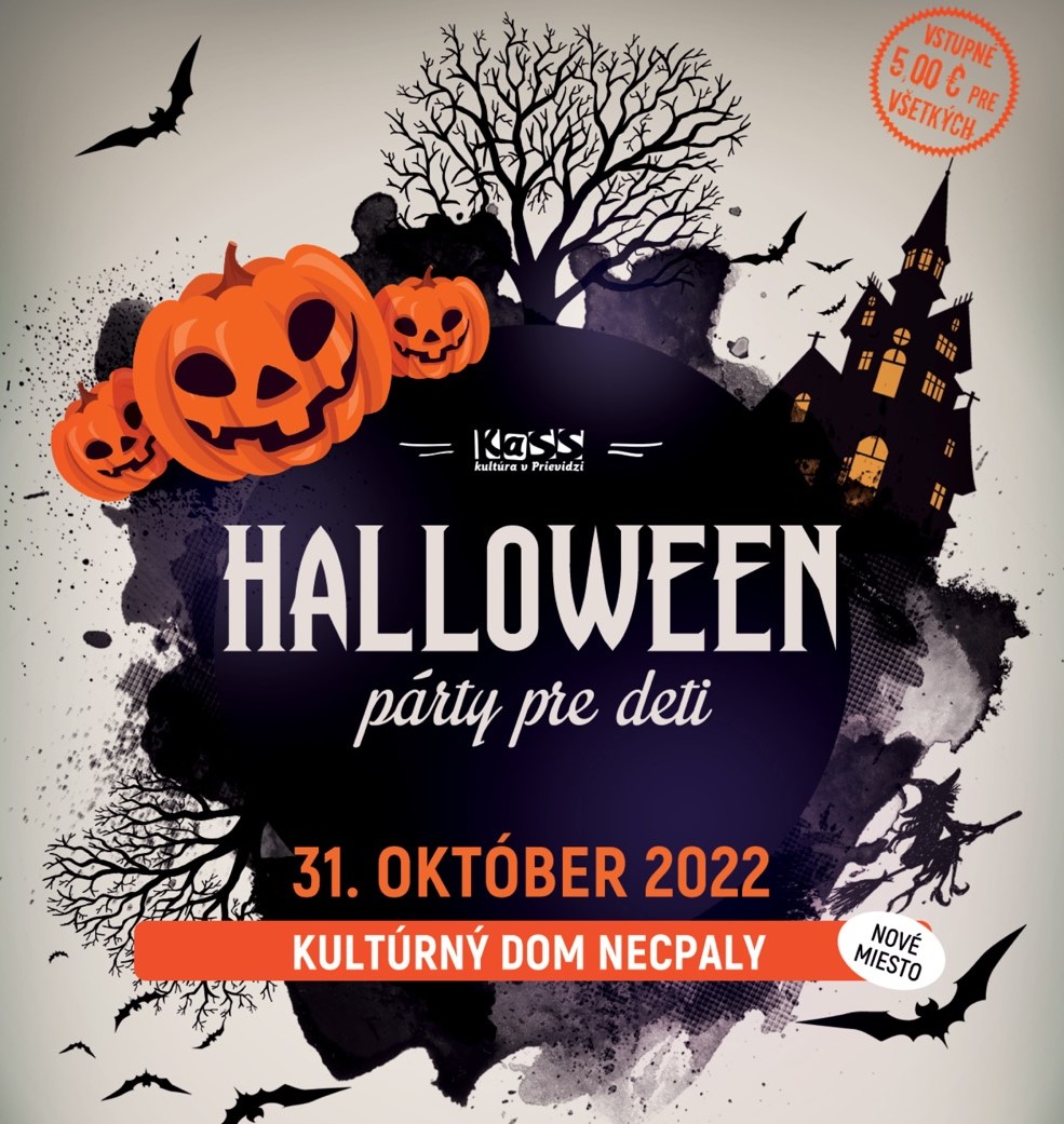 Halloween párty pre deti 2022